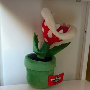Nintendo Piranha Plant Plush - Red, Green, White
